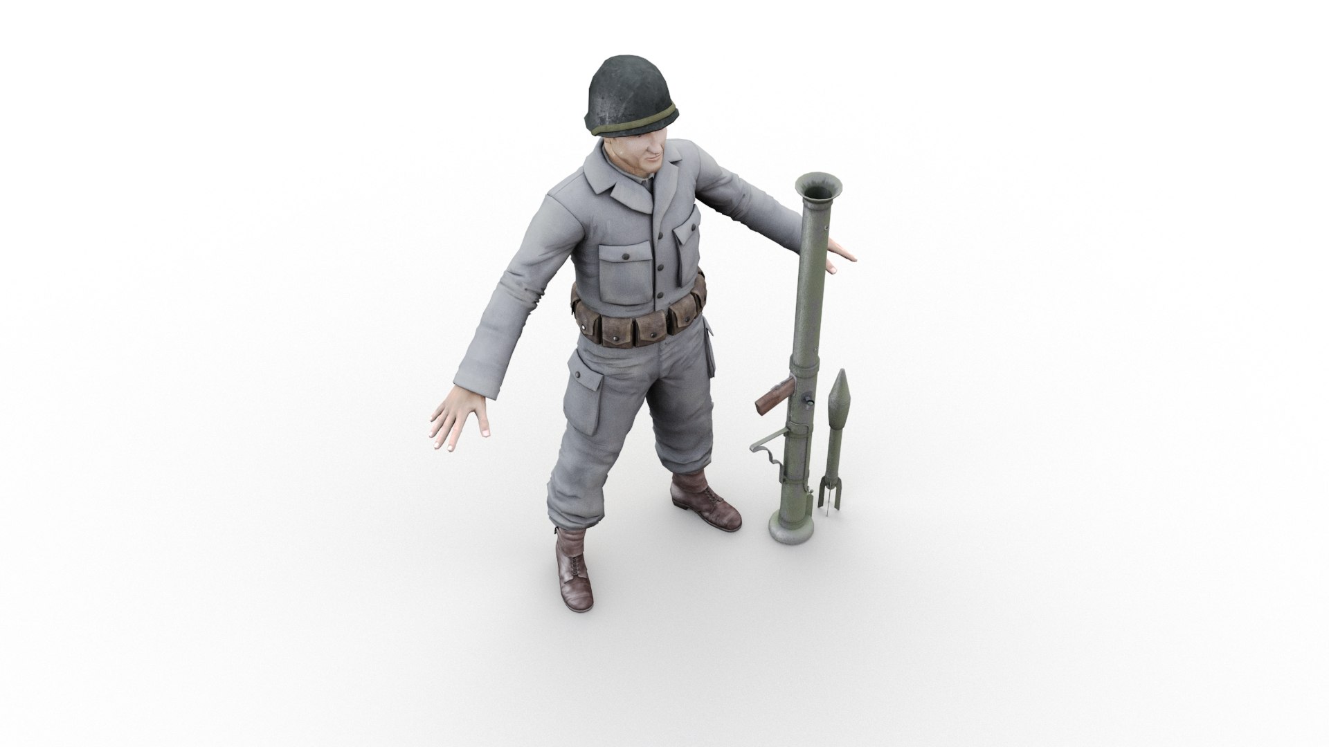 Infantry US 1941 3D Model - TurboSquid 2051669