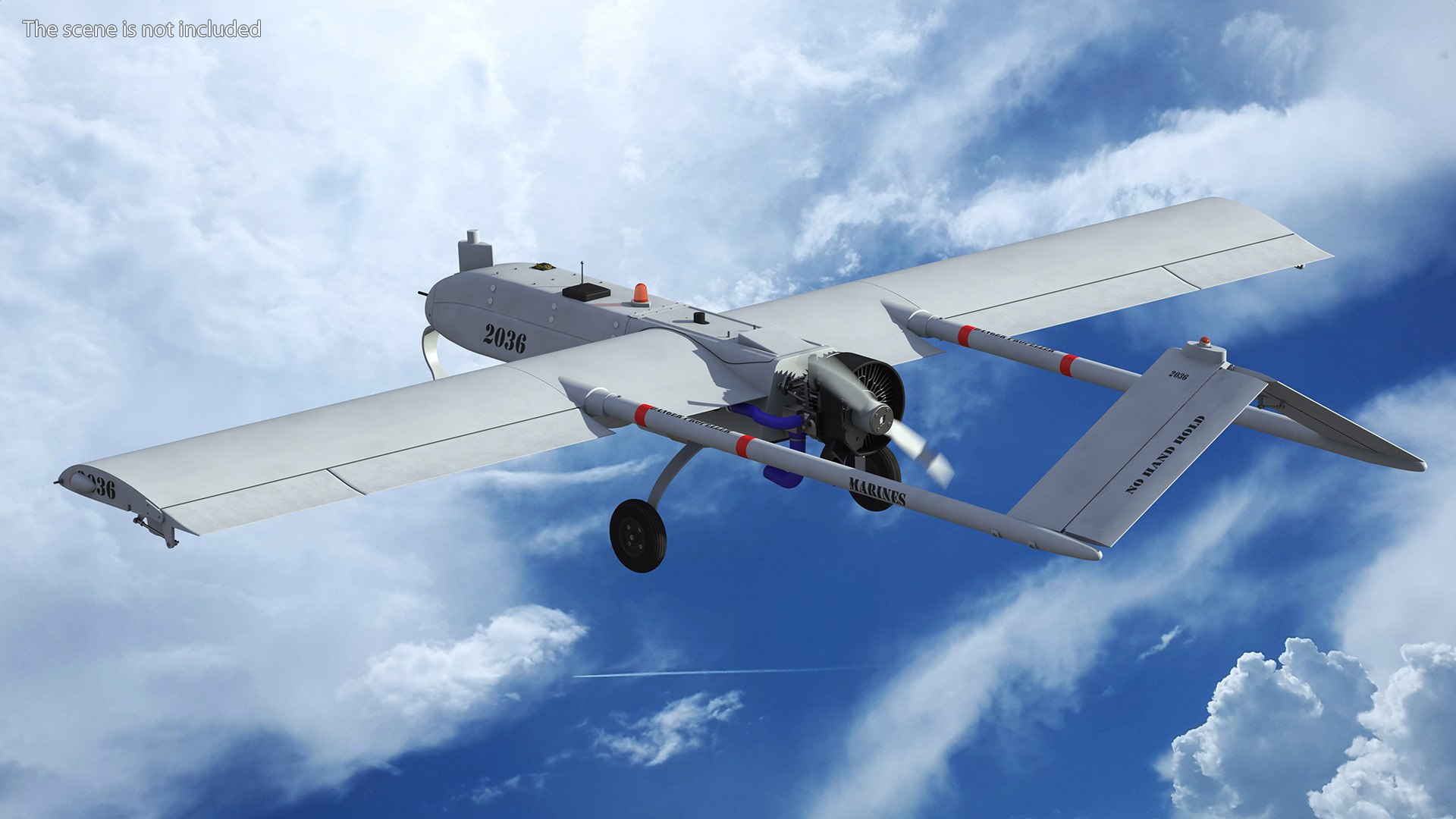 Unmanned Aerial Vehicle UAV Drone AAI RQ 7 Shadow 3D Model - TurboSquid ...