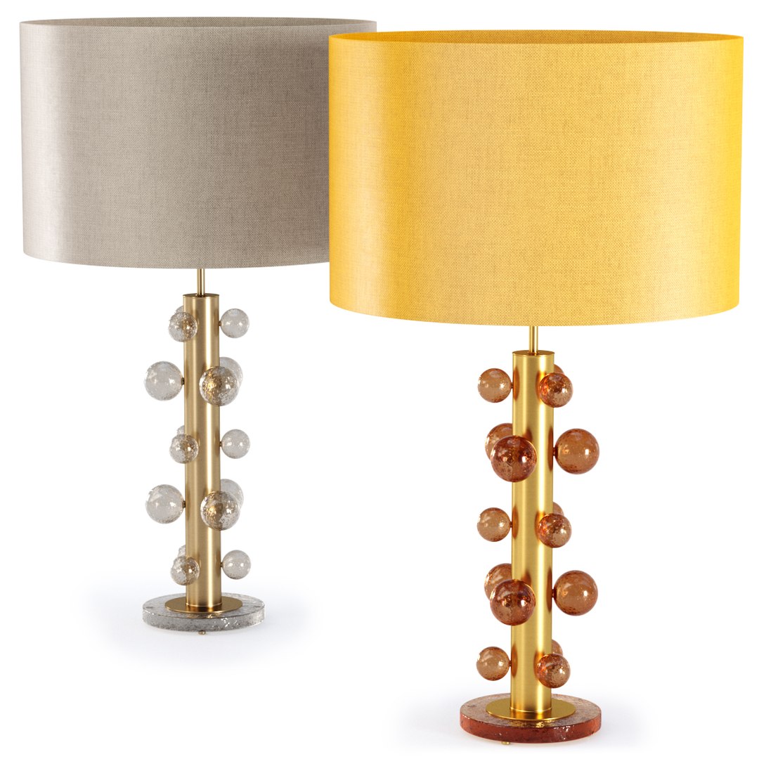 Pair Of Table Lamp By LA Studio Model TurboSquid 1871565