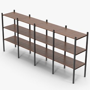 Warehouse Wooden Racks  Shelves