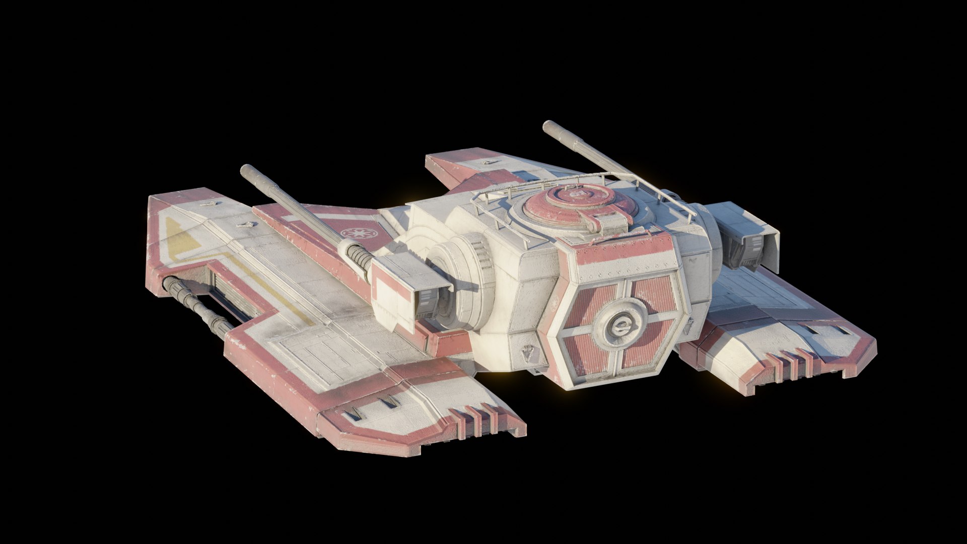 3D Star Wars TX- 30 Saber class fighter tank model - TurboSquid 2135547