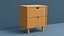 Mid Century Modern Teak Nightstand 3D Model