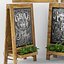 Chalk Board 04 with Plants