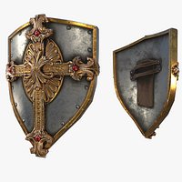Fantasy Shield RPG Heater Medieval Templar Porpax Greek Aspis Hoplite Kite Lenticular Parma Pavise