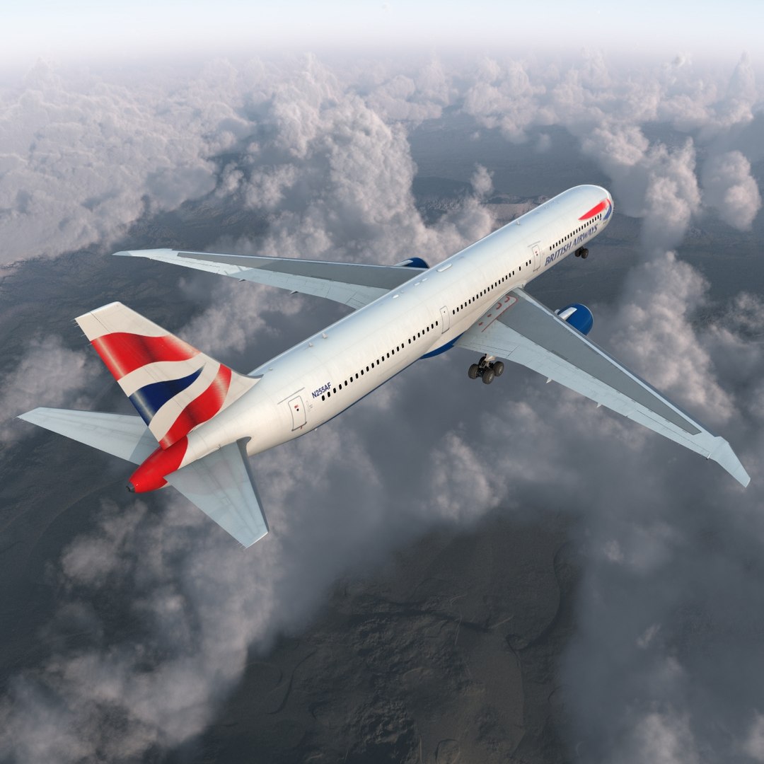 Boeing 767-400er British Airways 3d Model