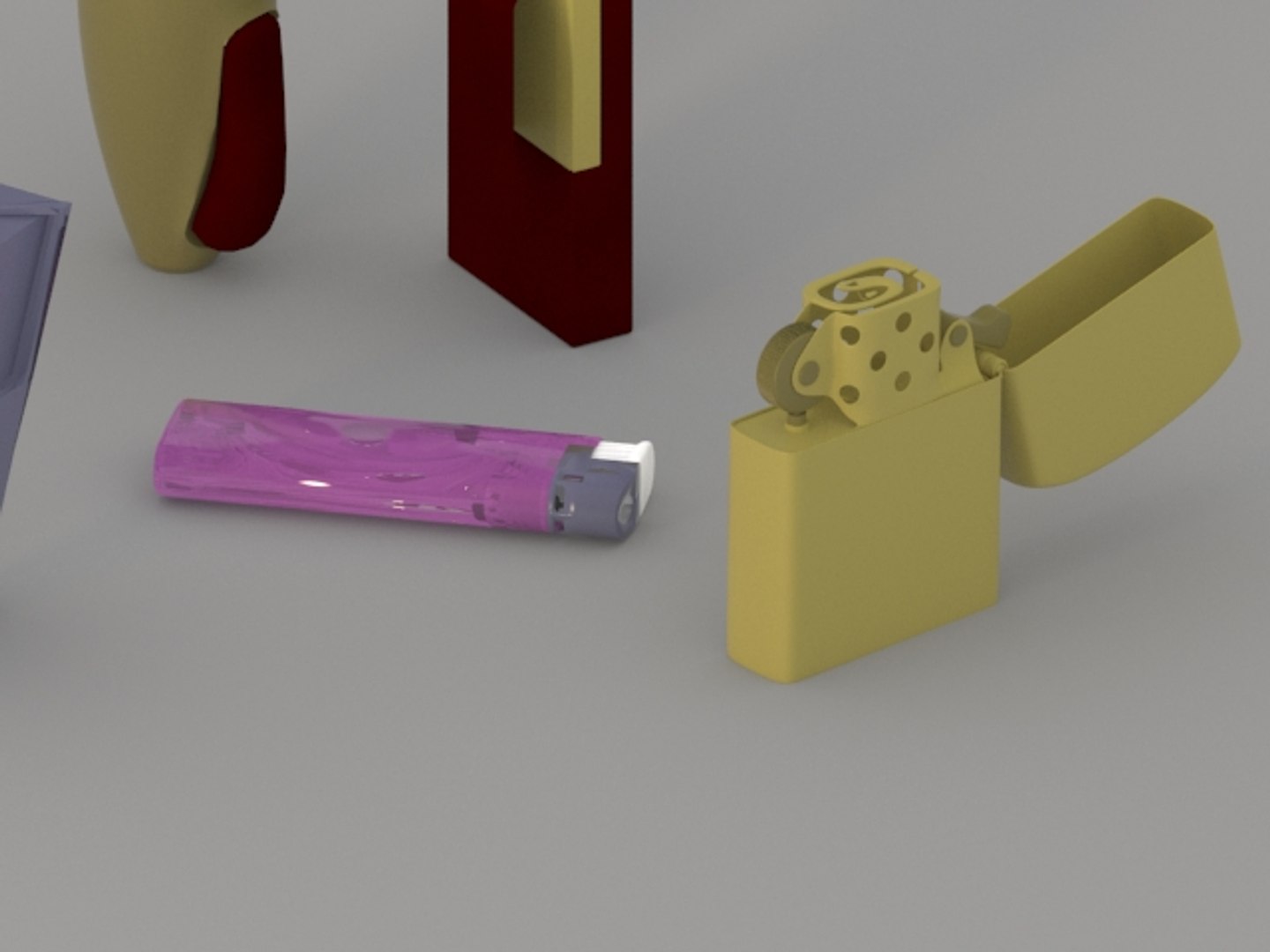 basic lighters 3D https://p.turbosquid.com/ts-thumb/WZ/BaMQ7F/U50NhGrG/lighter4/jpg/1496416189/1920x1080/fit_q87/fca1292dffecb9f0cb8ff188a3906084c3515992/lighter4.jpg