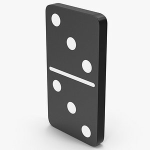 Domino 3x3 Black 3D model