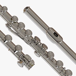 3D 3d model of a Transverse Flute