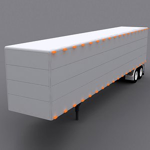 3D model Cargo Trailer