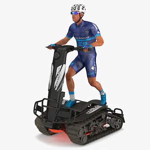 Sportsman on DTV Shredder 3D model