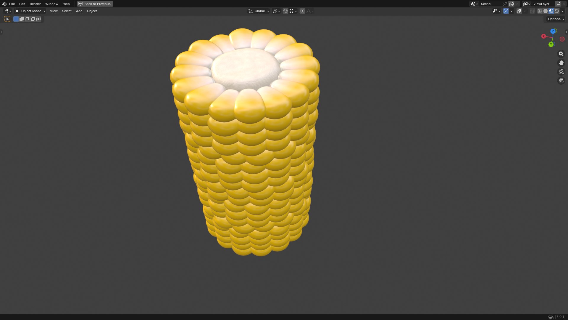 Corn Cob Piece Sliced Yellow Maize PBR model https://p.turbosquid.com/ts-thumb/WZ/J1RV4l/4f/screenshot20260117214949/png/1768665259/1920x1080/fit_q87/32a80aa524903cbd851064d1b0dc74e7d77efbec/screenshot20260117214949.jpg