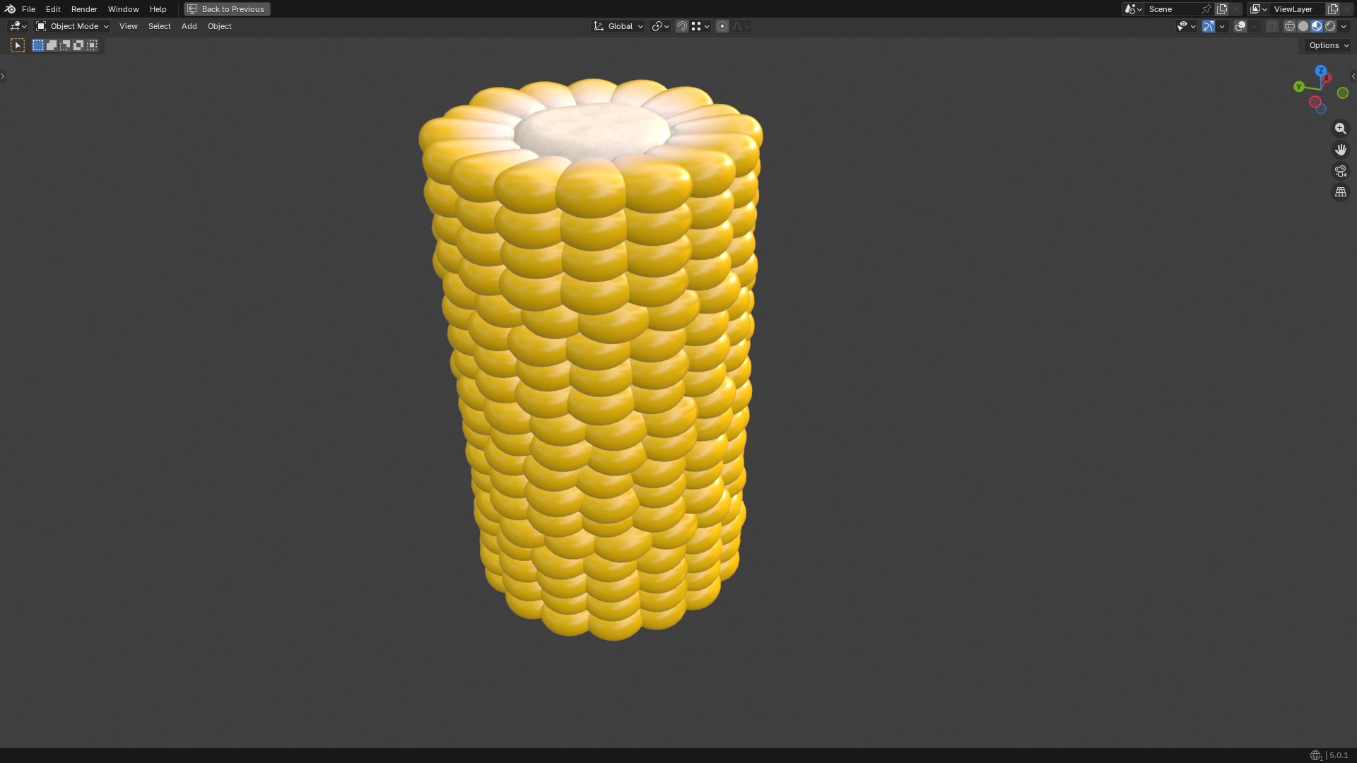 Corn Cob Piece Sliced Yellow Maize PBR model https://p.turbosquid.com/ts-thumb/WZ/J1RV4l/Dd/screenshot20260117214951/png/1768665259/1920x1080/fit_q87/91ec8ea49036bf0fab9b6dec095a55532df29fdd/screenshot20260117214951.jpg