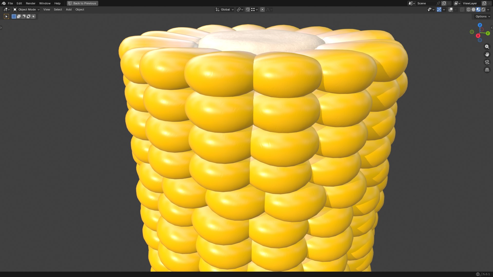 Corn Cob Piece Sliced Yellow Maize PBR model https://p.turbosquid.com/ts-thumb/WZ/J1RV4l/KX/screenshot20260117215016/png/1768665246/1920x1080/fit_q87/022623a188596713eb23ad7035e2ebff547d07ac/screenshot20260117215016.jpg