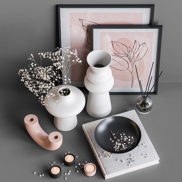 Decorative set 36 3D model - TurboSquid 1857740