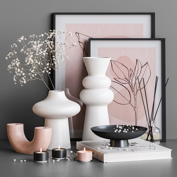 Decorative set 36 3D model - TurboSquid 1857740