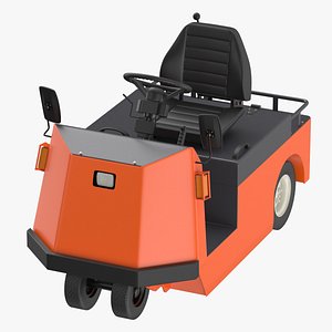 3D model Tow Tractor Clean and Dirty