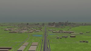 los angeles 3D model