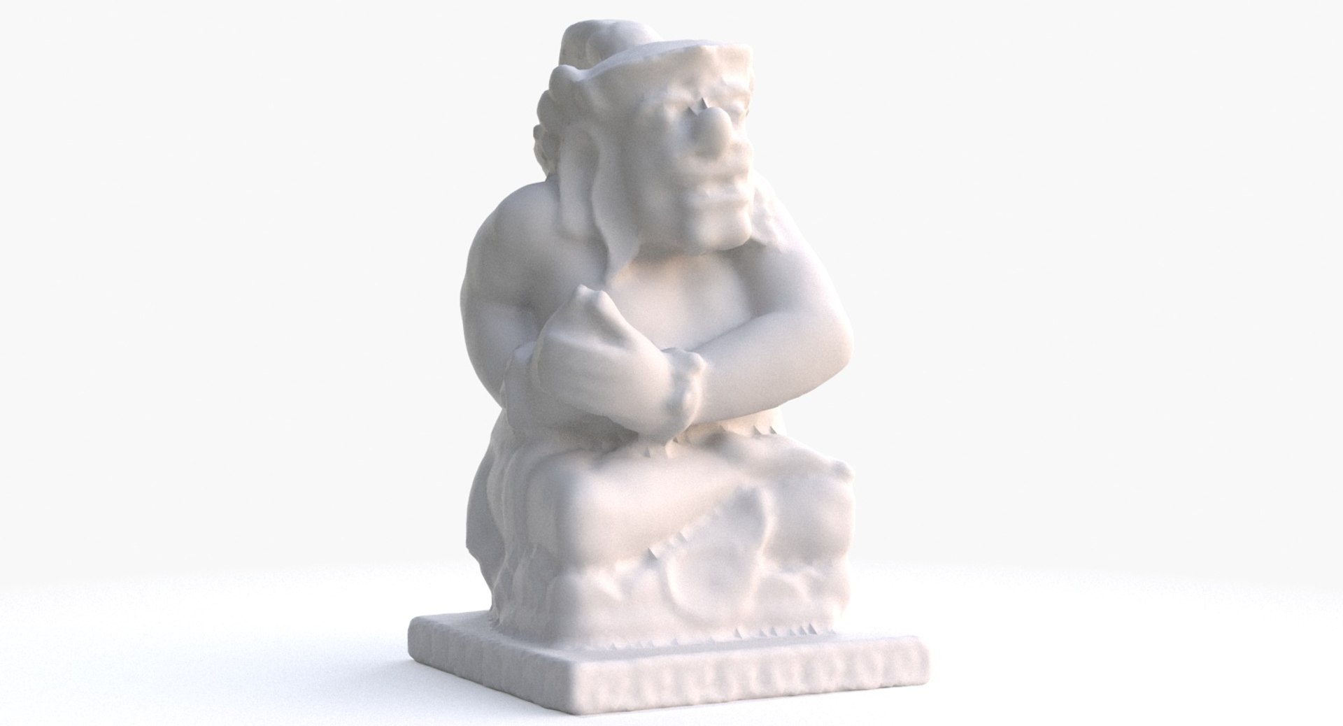 3D model balinese guardian statue https://p.turbosquid.com/ts-thumb/WZ/LGMDbr/6CA2MpHv/clay_low/jpg/1558099212/1920x1080/fit_q87/16352e10ade7e6ac4a24e93cf52bbf93b6417262/clay_low.jpg