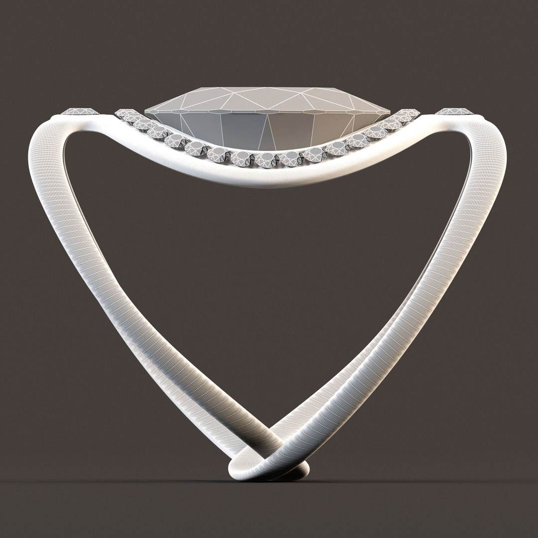 3d ring accessory model