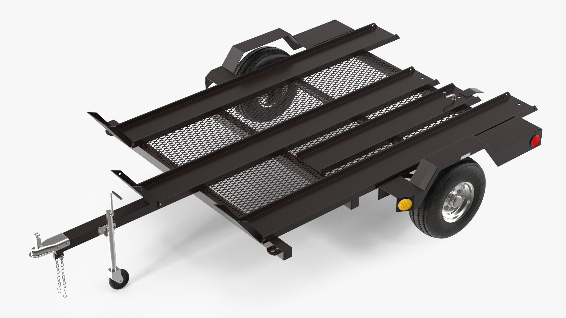 ECHO 3 Place Motorcycle Trailer 3D model preview