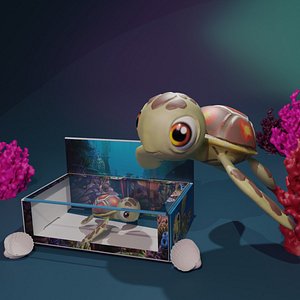 3D Turtle 3d model model
