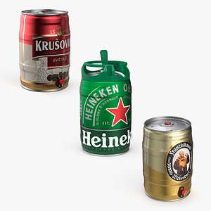 3D Beer 5 Liter Barrels Collection 2