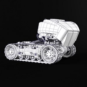 robot caterpillars bot 3D