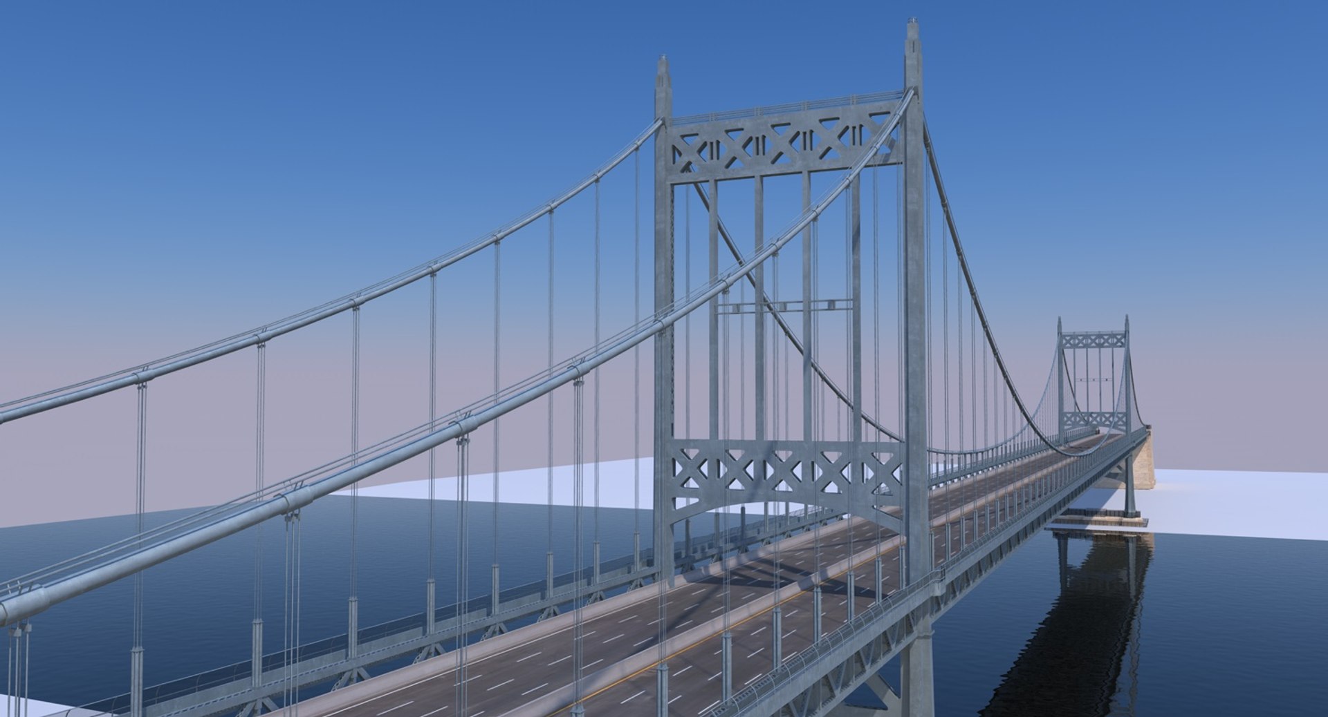 Triborough Bridge 3D TurboSquid 1426748