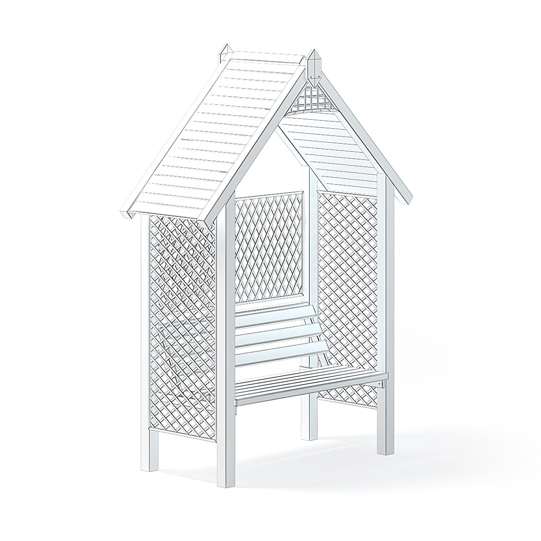 3D Bower Bench Model - TurboSquid 1243340