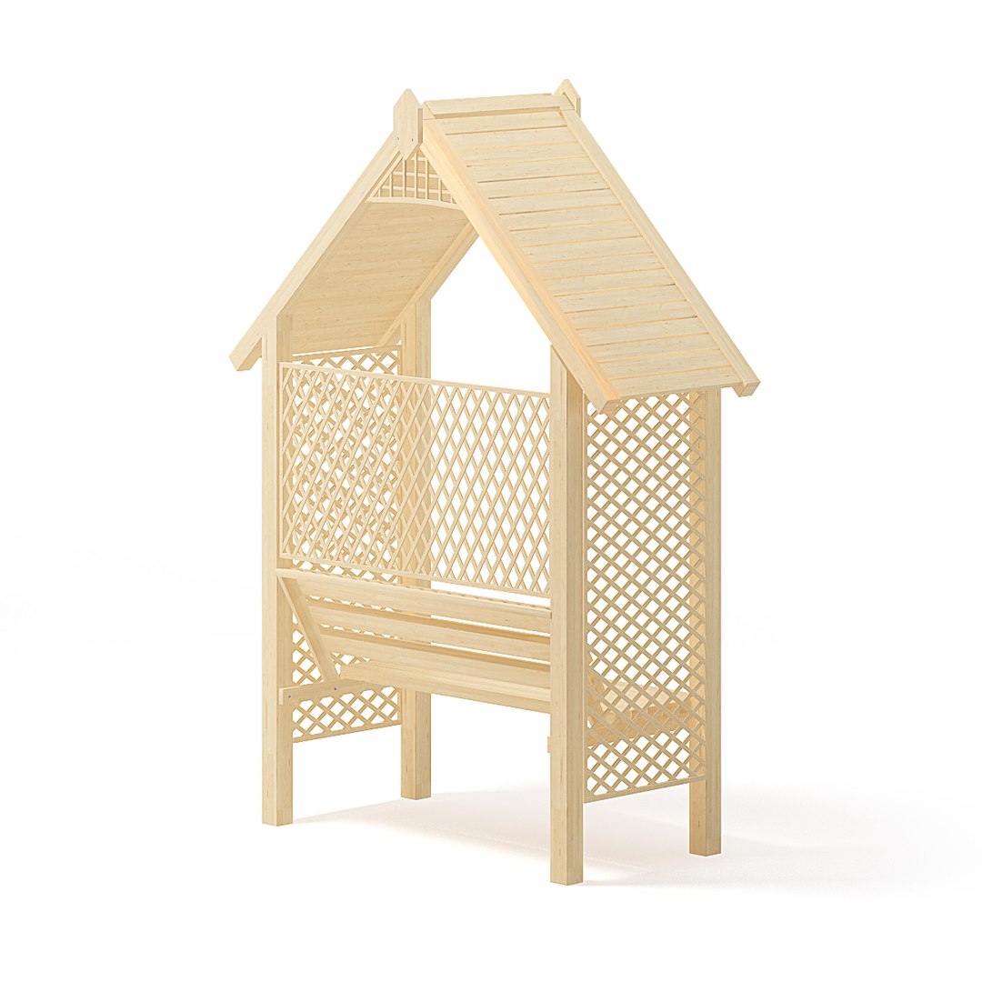 3D Bower Bench Model - TurboSquid 1243340