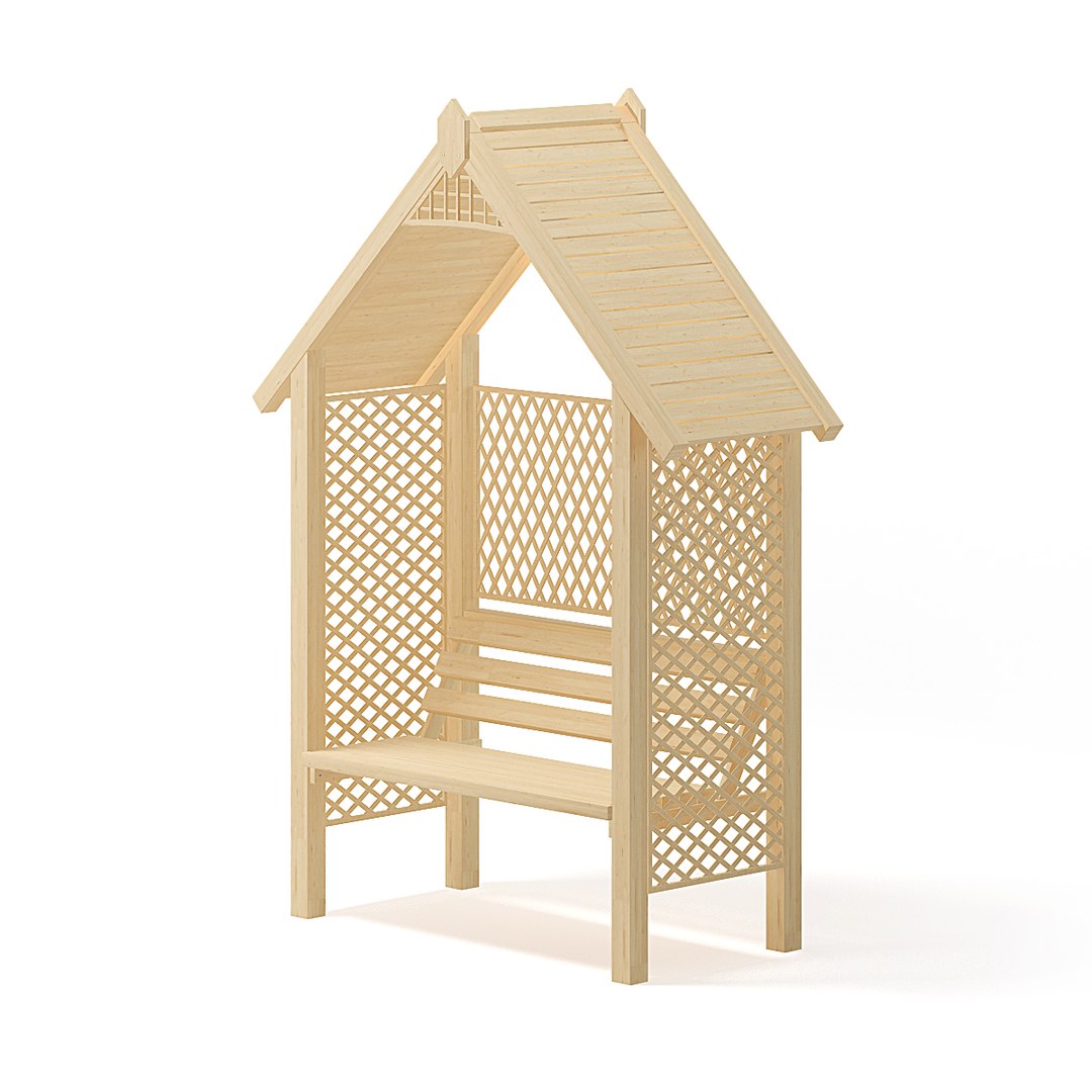 3D Bower Bench Model - TurboSquid 1243340