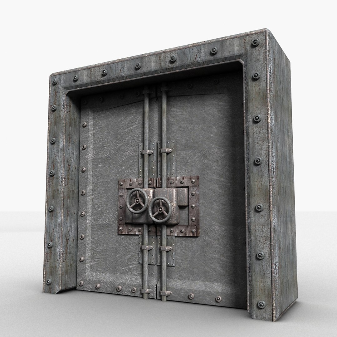 3d Model Metal Door