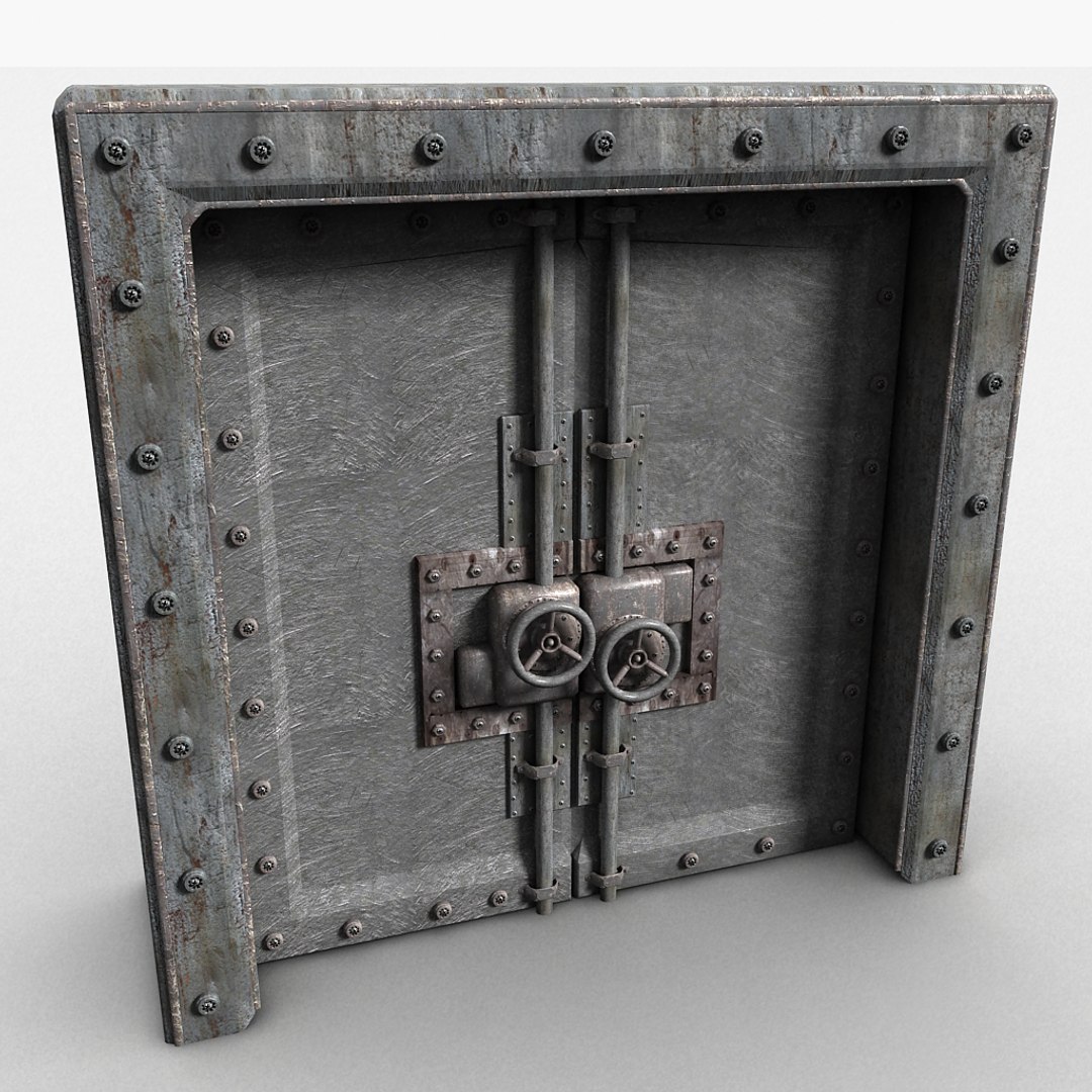 3d Model Metal Door