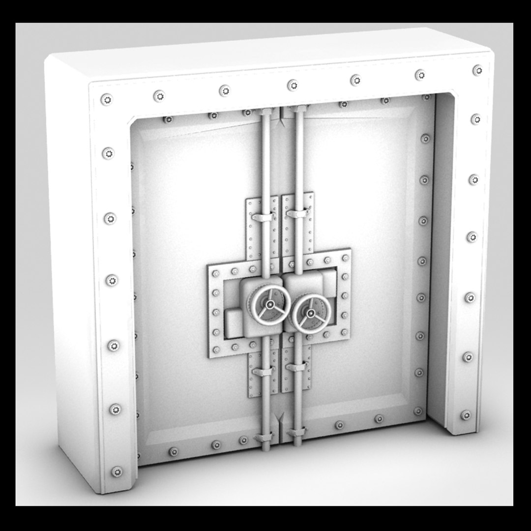 3d Model Metal Door