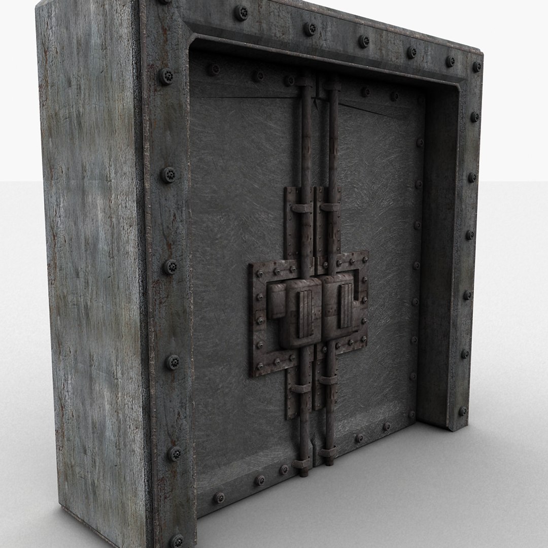 3d Model Metal Door