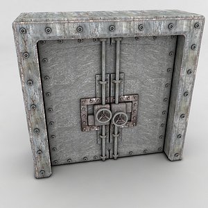 3d model metal door
