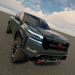 Nissan Frontier 2022 3D model