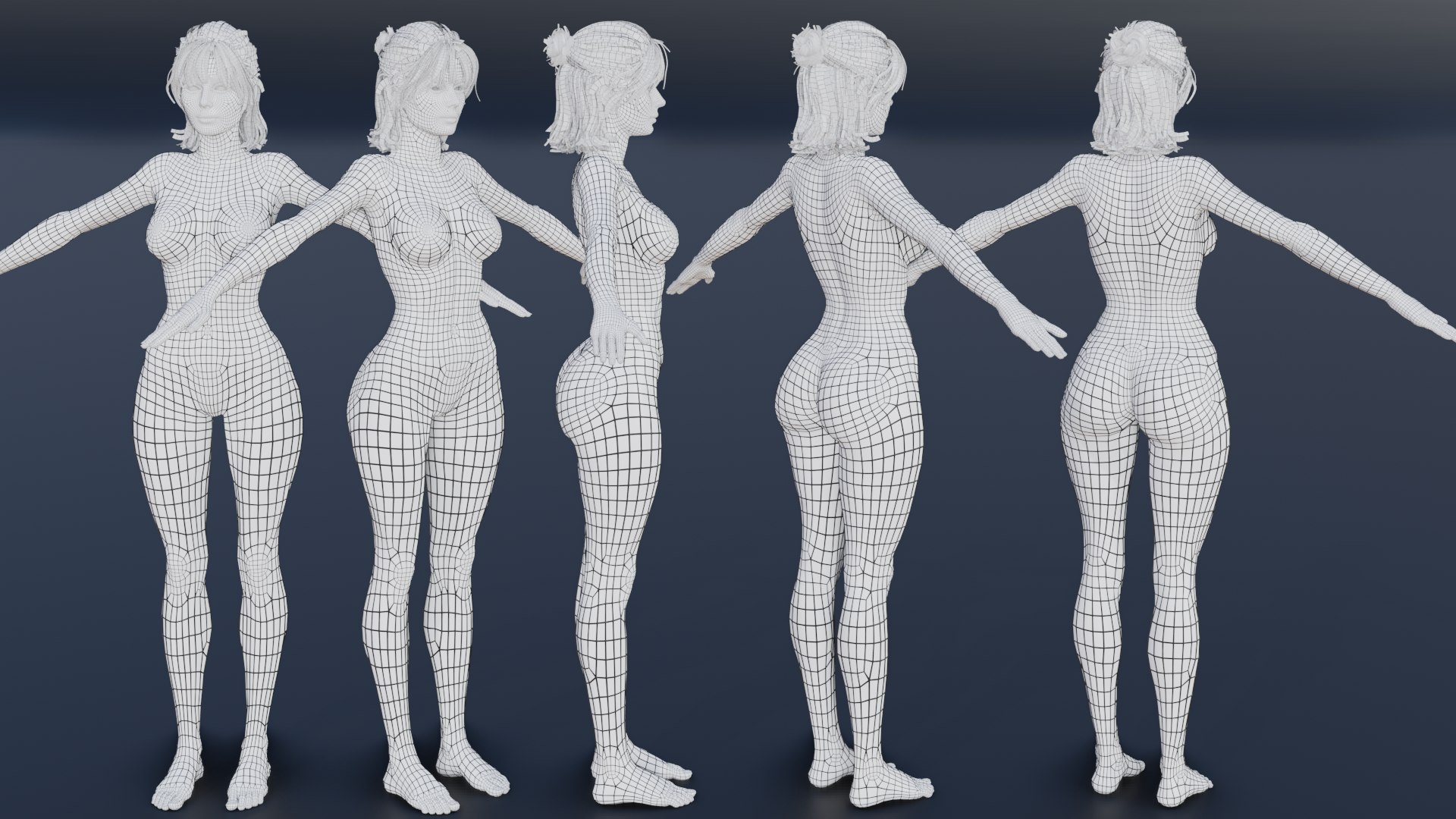 3D BaseMesh - Lowpoly Girl https://p.turbosquid.com/ts-thumb/WZ/fetCT6/PA/fullbodywire0001/png/1643700537/1920x1080/fit_q87/e834b779c7c156f96803d463c8eb9f5a2fc69378/fullbodywire0001.jpg