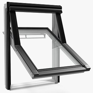 3D Center Pivot Roof Window 78 x 118 Rigged model