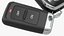 3D Car Key 03 with Webasto Remote model