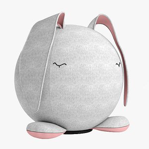 BADA and BOU Da The Jumping Rabbit Grey Toy model