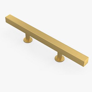 3D Kitchen Cabinet Handle T-Bar Bronze
