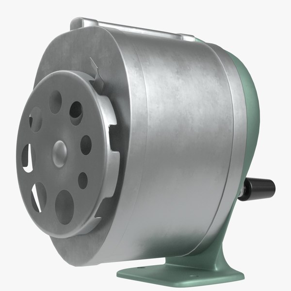 Vintage desktop pencil sharpener 3D TurboSquid 2017057