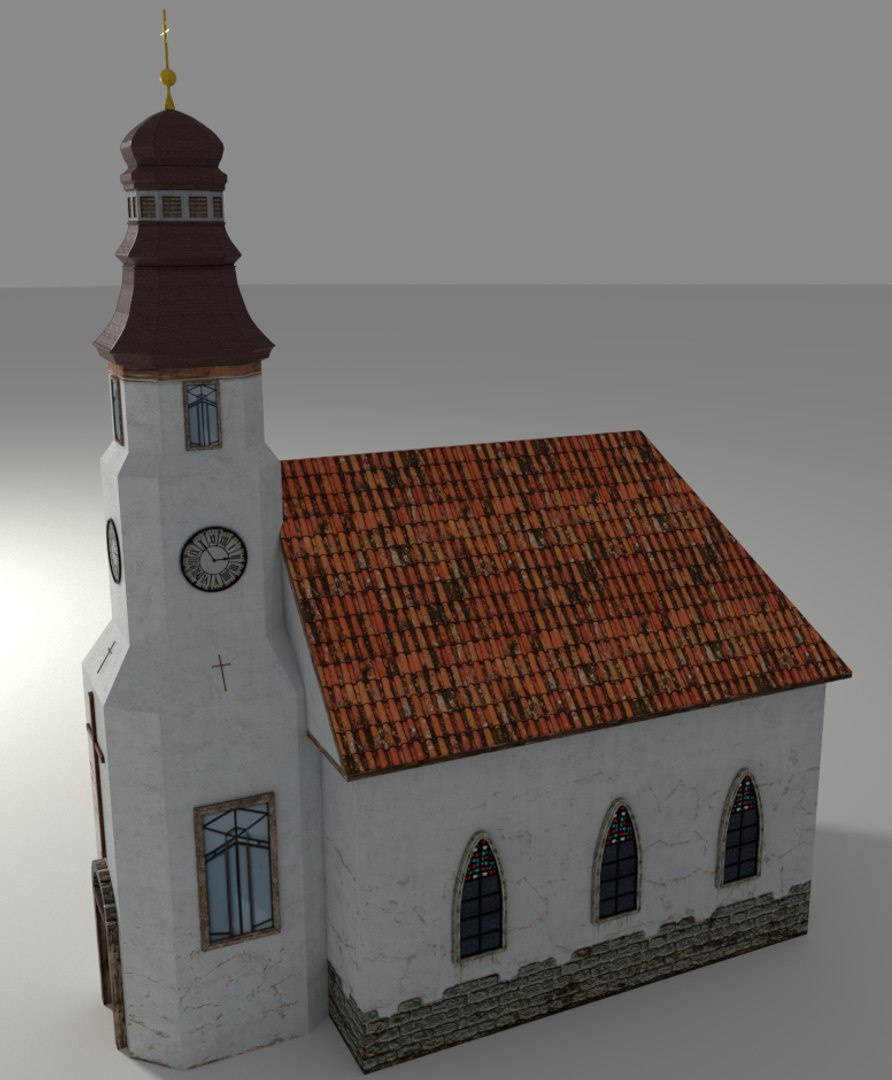 Church Model - TurboSquid 1207928