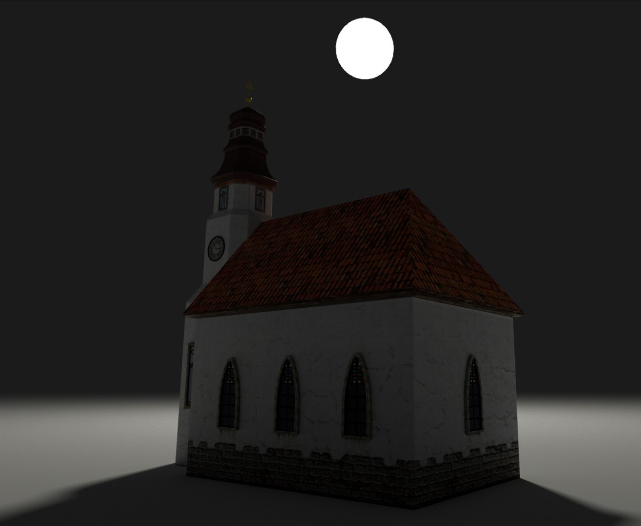 Church Model - TurboSquid 1207928