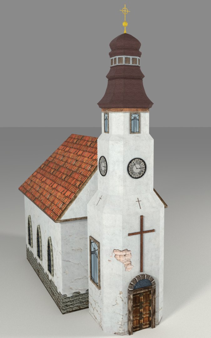 Church Model - TurboSquid 1207928
