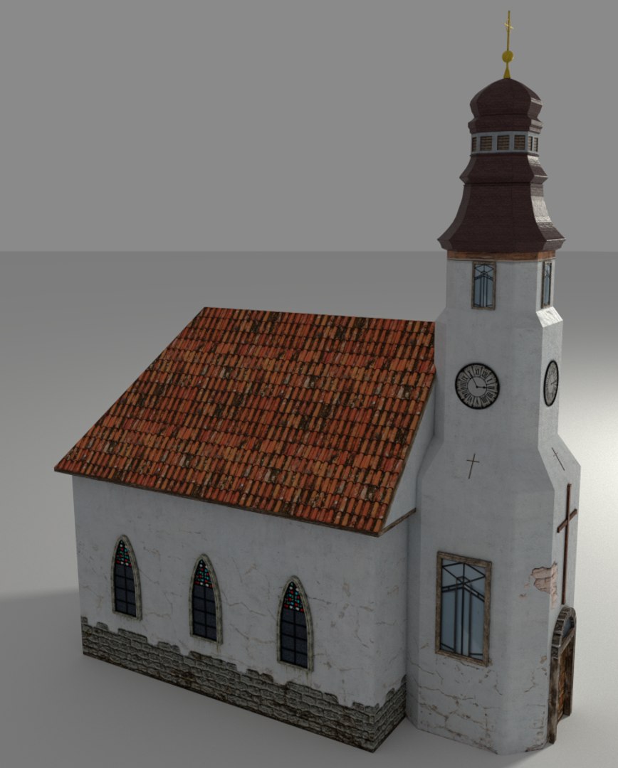 Church Model - TurboSquid 1207928