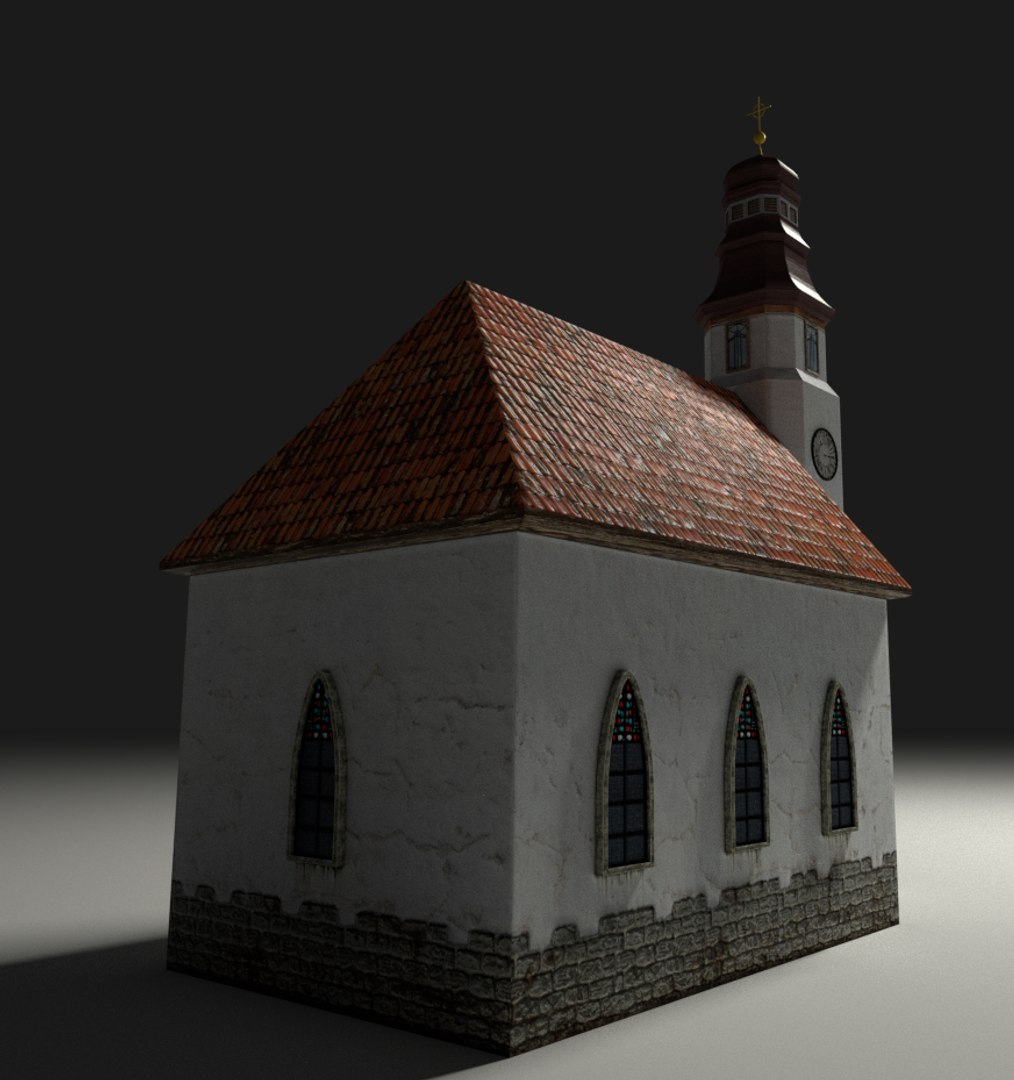 Church Model - TurboSquid 1207928