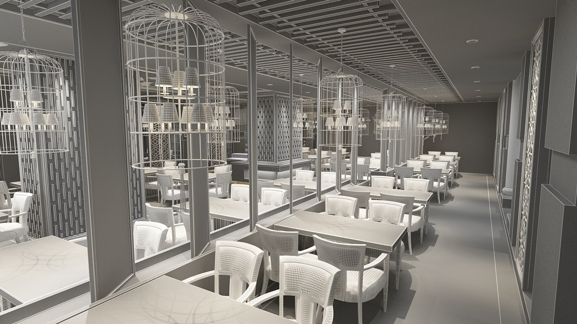 Restaurant 3 3D Model - TurboSquid 2283576