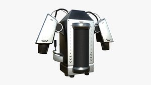 Jetpack G08 Light Steel - SciFi Character Design model